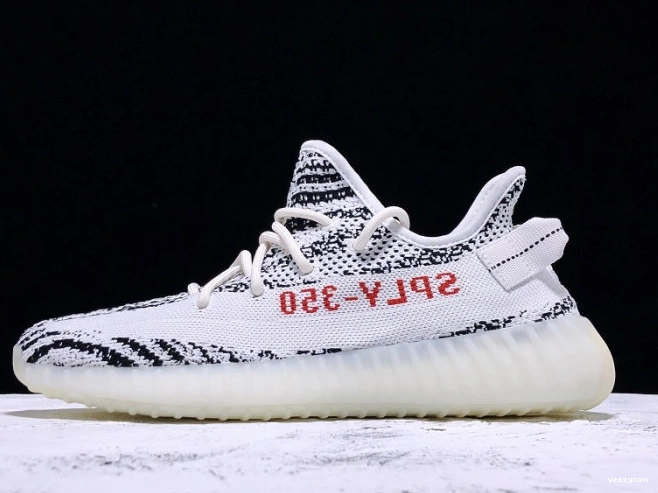 Black CP9654 White Zebra Boost Adidas V2 350 Yeezy 1123